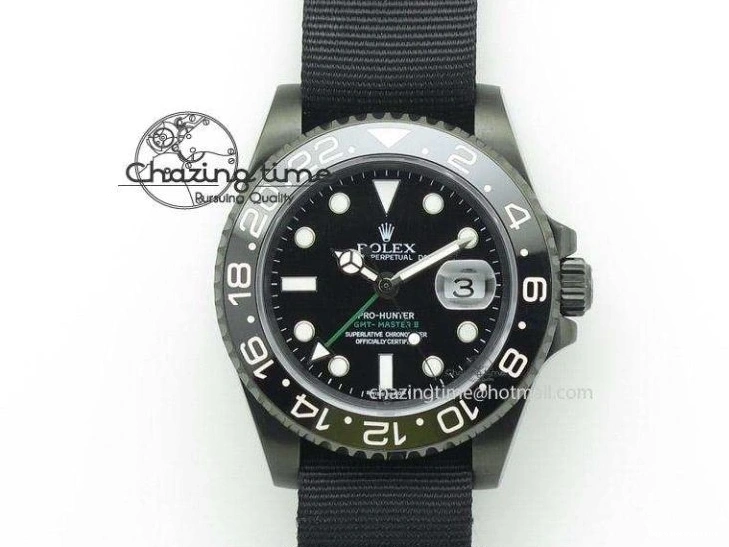 0509 WeatherProof Daytona 116519 SS TWF 1:1 Best Edition 904L Steel Gray Meteorite Black Dial on Oysterflex Strap A 2410